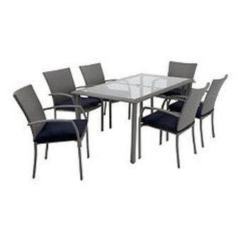Kohl's Cosco outdoor living 7 piece lakewood ranch steel and wicker patio dining set offer