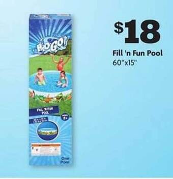 Family Dollar Fill 'n Fun Pool offer