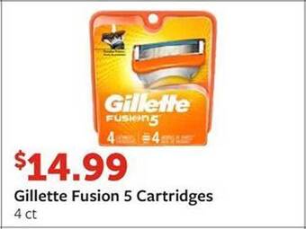 Fareway Gillette Fusion 5 Cartridges offer