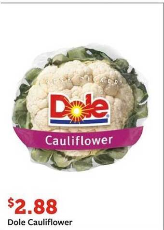 Fareway Dole Cauliflower offer