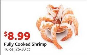 Fareway Fully Cooked Shrimp offer