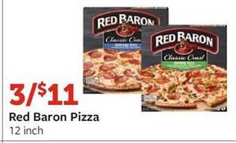 Fareway Red Baron Pizza offer
