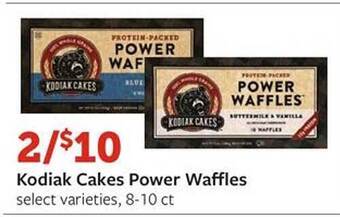 Fareway Kodiak Cakes Power Waffles Select Varieties offer