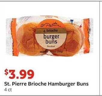 Fareway St. Pierre Brioche Hamburger Buns offer