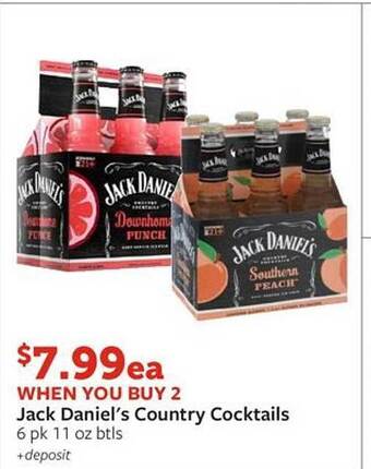 Fareway Jack Daniel's Country Cocktails offer