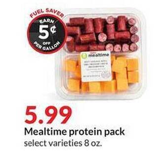 Hy-Vee Mealtime Protein Pack Select Varieties offer