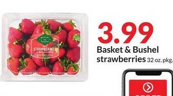 Hy-Vee Basket & Bushel Strawberries offer