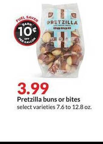 Hy-Vee Pretzilla Buns Or Bites Select Varieties offer