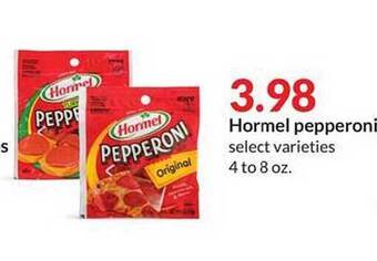 Hy-Vee Hormel Pepperoni Select Varieties offer