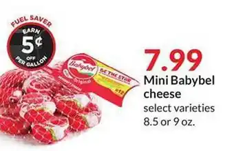 Hy-Vee Mini Babybel Cheese Select Varieties offer