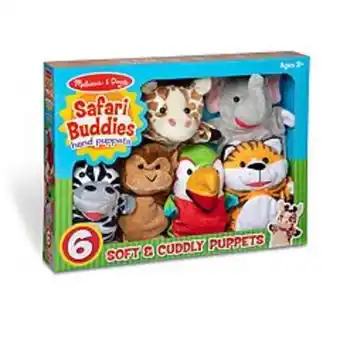 Kohl's Melissa & doug safari buddies hand puppets set offer