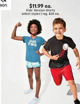 JC Penney Kids' Xersion Shorts Select Styles offer