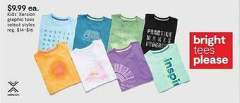 JC Penney Kids' Xersion Graphic Tees Select Styles offer