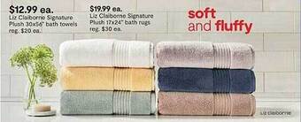 JC Penney Liz Claiborne Signature Plush 30x56 offer
