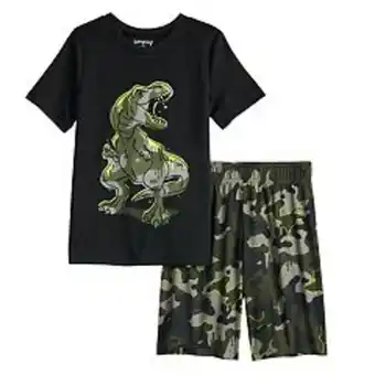 Kohl's Boys 4-12 jumping beans® active graphic tee & shorts set offer