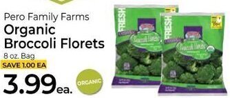 Roche Bros Organic Broccoli Florets 8 oz. offer