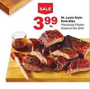Stater Bros St Louis Style Pork Ribs offer