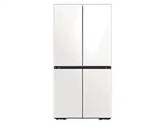 Samsung Bespoke 4-door flex™ refrigerator (29 cu. ft.) in white glass (2021) offer