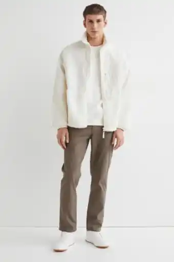 H&M Regular fit cotton twill pants offer