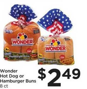 Food 4 Less Wonder Hot Dog Or Hamburger Buns offer