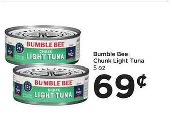 Food 4 Less Bumble Bee Chunk Light Tuna offer