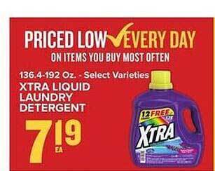 Food Lion Xtra Liquid Laundry Detergent offer