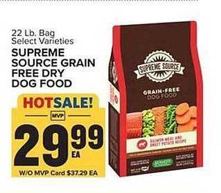 Food Lion Supreme Source Grain Free Dry Dog Food offer