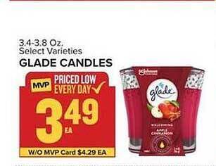 Food Lion Glade Candles offer