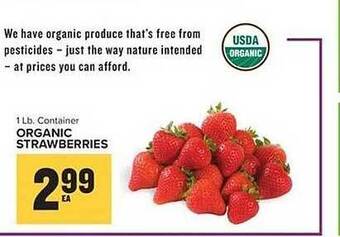 Food Lion Organic Strawberries offer