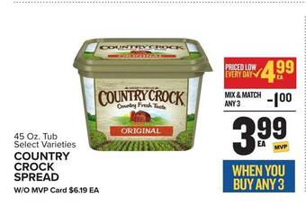 Food Lion Country Crock Spread offer