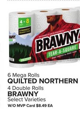 Food Lion Quilted Northern, Brawny offer