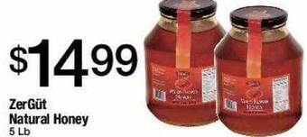 Jons International Zergüt Natural Honey offer