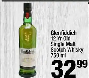 Super King Markets Glenfiddich 12 Yr Old Single Malt Scotch Whisky offer