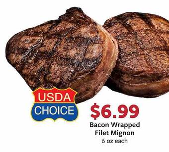 Fareway Bacon Wrapped Filet Mignon offer