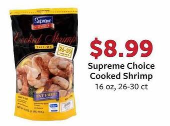 Fareway Supreme Choice Cooked Shrimp offer