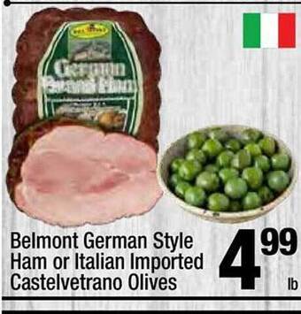 Super King Markets Belmont German Style Ham Or Italian Imported Castelvetrano Olives offer