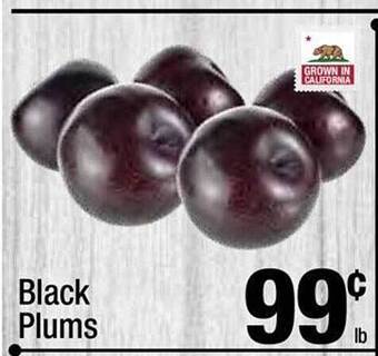 Super King Markets Black Plums offer