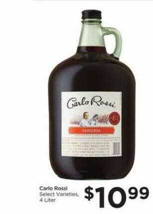 Food 4 Less Carlo Rossi offer