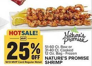 Food Lion Nature's Promise Shrimp offer