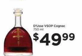 Food 4 Less D'usse Vsop Cognac offer