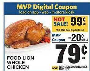 Food Lion Food Lion Whole Chicken offer