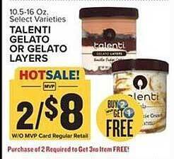 Food Lion Talenti Gelato Or Gelato Layers offer