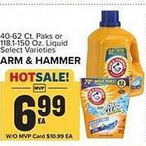 Food Lion Arm & Hammer offer