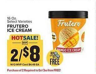 Food Lion Frutero Ice Cream offer