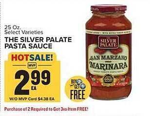 Food Lion The Silver Palate Pasta Sauce offer