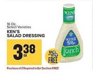 Food Lion Ken's Salad Dressing offer