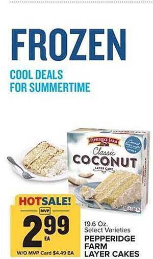 Food Lion Pepperidge Farm Layer Cakes offer