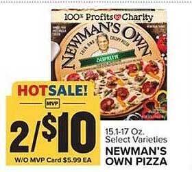 Food Lion Newman's Own Pizza offer