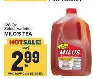 Food Lion Milo's Tea offer