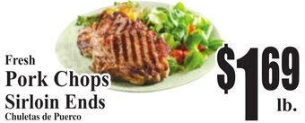 Baja Ranch Fresh Pork Chops Sirloin Ends offer